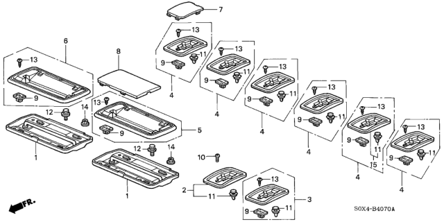 2004 Honda Odyssey Middle Seat Strikers Diagram