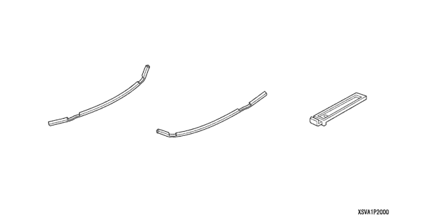 2007 Honda Civic 2 Door EX KA 5MT Door Edge Guard Diagram