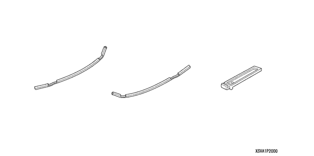 2006 Honda Civic Guard, Door Edge *NH701M* (GALAXY GRAY METALLIC) Diagram for 08P20-SVA-130