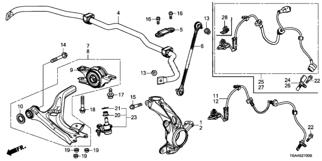 2016 Honda Civic Knuckle Diagram