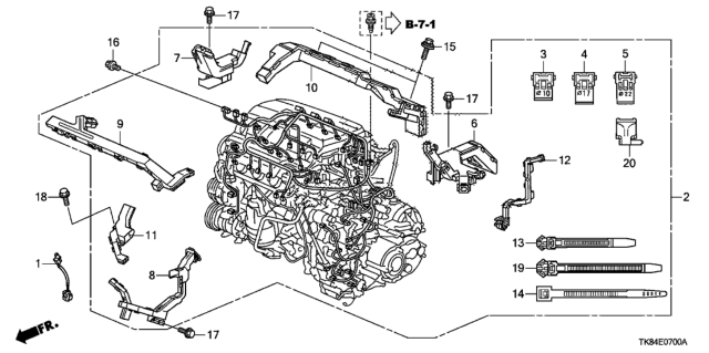 2011 Honda Odyssey Engine Wire Harness Diagram