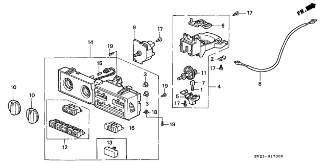 1995 Honda Accord Heater Control Diagram