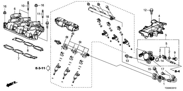 2021 Honda Passport Fuel High Pressure Pump Diagram