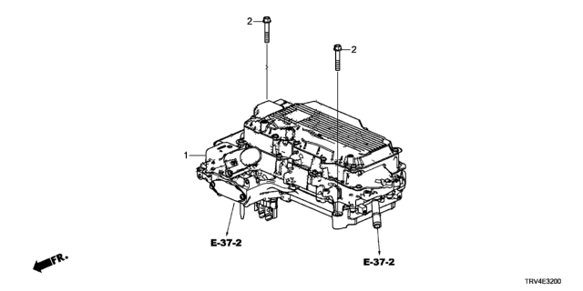 2017 Honda Clarity Electric 4 Door TRNG (CLARITY ELC) KA 1AT PCU Assy. Diagram