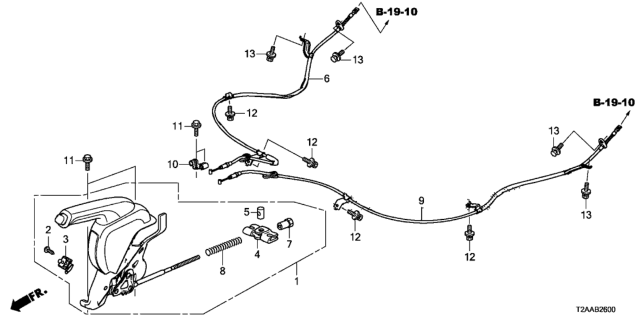 2017 Honda Accord Parking Brake Diagram