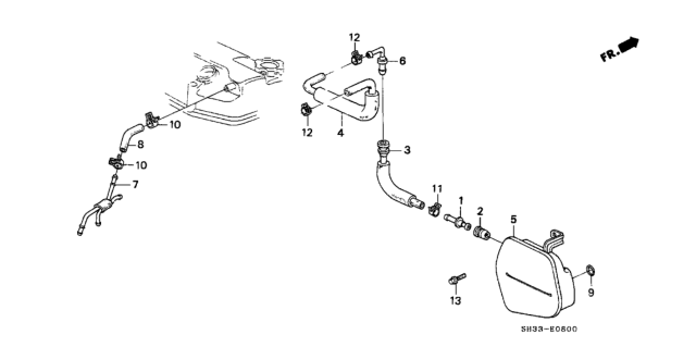 1990 Honda Civic Breather Chamber Diagram