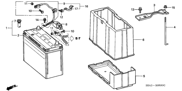 2002 Honda Civic Battery Diagram