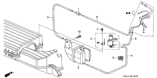 2003 Honda S2000 Vacuum Tank Diagram