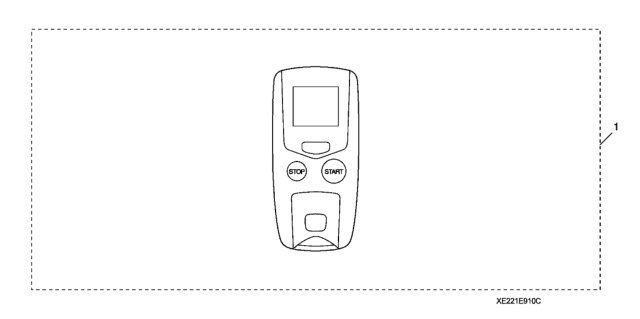 2008 Honda Civic 4 Door EX KA 5AT Remote Starter Transmitter Diagram