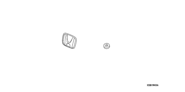 2003 Honda Accord H Chrome Mark Diagram