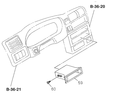 2002 Honda Passport Front Storage Box Diagram