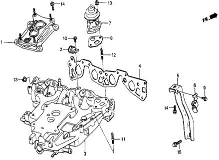 1987 Honda Civic Intake Manifold Diagram