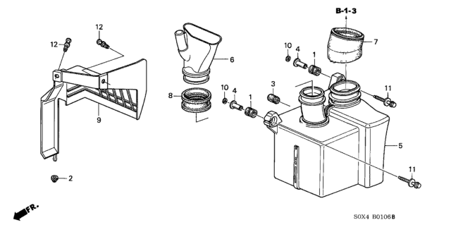 2002 Honda Odyssey Resonator Chamber Diagram