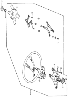 1985 Honda Accord Steering Wheel Diagram 2