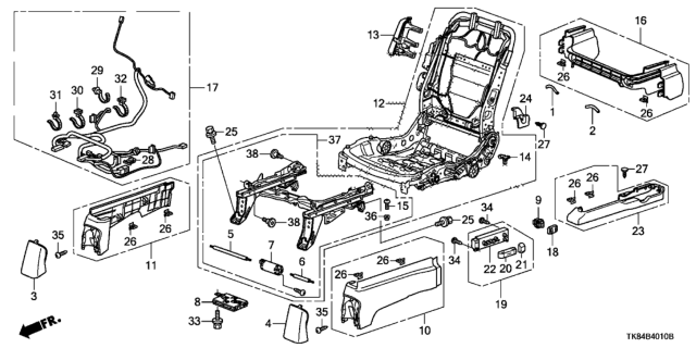 2017 Honda Odyssey Bolt A, Height Diagram for 81201-TY2-A01