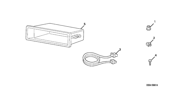 2006 Honda Accord Audio Attachment Diagram