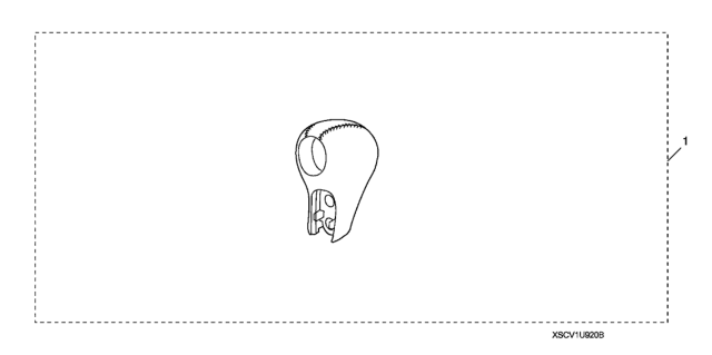 2009 Honda Element 5 Door EX (2WD NAVIGATION) KA 5AT Select Knob (AT) Diagram