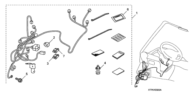 2015 Honda Crosstour Remote Engine Starter Attachment Diagram