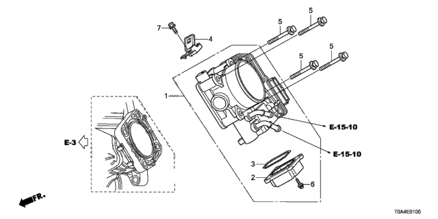 2012 Honda CR-V Throttle Body Diagram