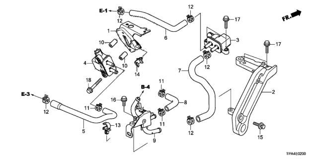 2021 Honda CR-V Hybrid Purge Control Solenoid Valve Diagram