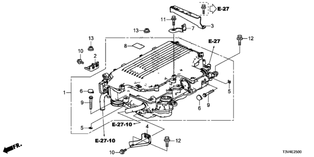 2014 Honda Accord Pcu Assy. Diagram for 1B000-5K0-A00