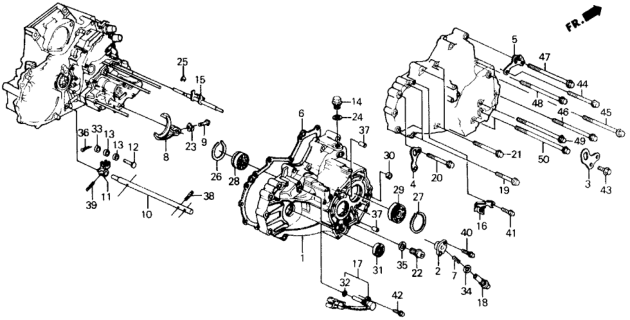 1989 Honda Prelude Bolt, Flange (10X85) Diagram for 95701-10085-08