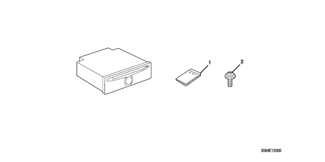 2008 Honda Ridgeline MP3 Player Diagram