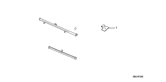 2006 Honda Odyssey 5 Door EXL-T (NAVIGATION) KA 5AT Third Row Sun Shade Diagram