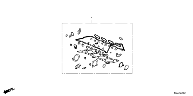 2021 Honda Civic Gasket Kit Diagram