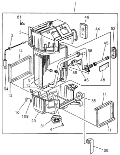 1998 Honda Passport Thermostat Diagram for 8-97160-958-0