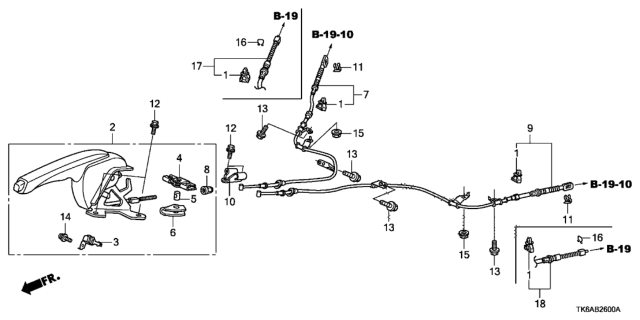 2013 Honda Fit Parking Brake Diagram