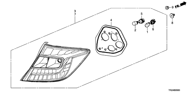 2012 Honda Civic Taillight Diagram