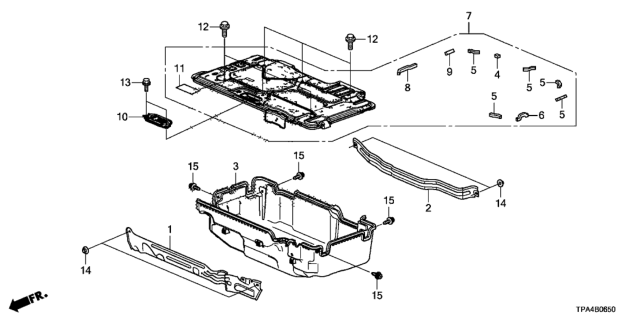 2021 Honda CR-V Hybrid LABEL, CAUTION Diagram for 1K810-58G-A00