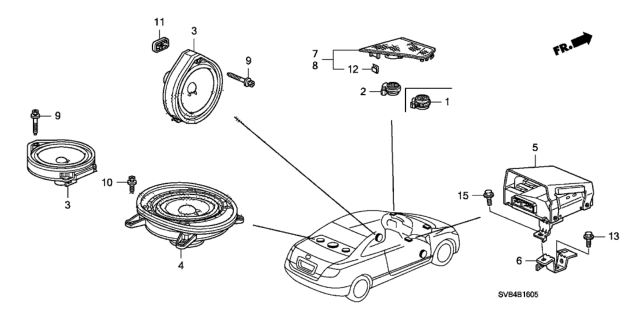 2011 Honda Civic Speaker Diagram