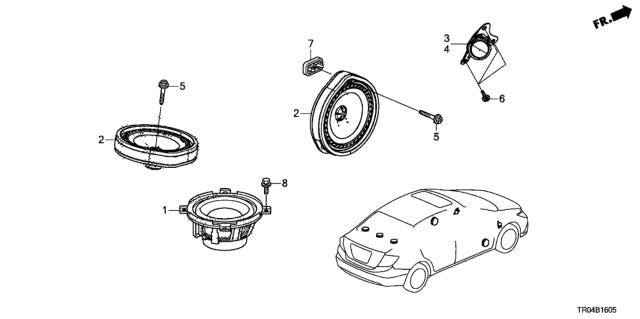 2012 Honda Civic Speaker Diagram