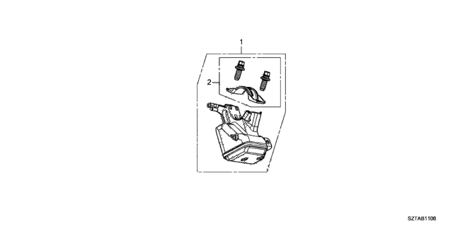 2016 Honda CR-Z Lock Assy., Steering Diagram for 06351-T0A-J01