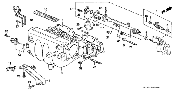 1991 Honda Civic Intake Manifold Diagram