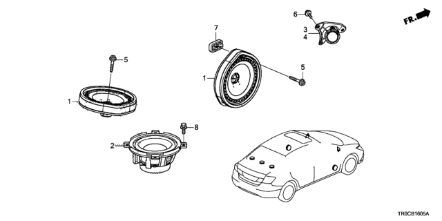 2014 Honda Civic Speaker Diagram