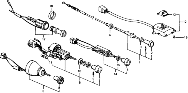 1976 Honda Civic Switch Diagram 2