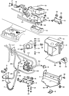 1983 Honda Civic Rubber, Cushion Diagram for 18804-PB2-681