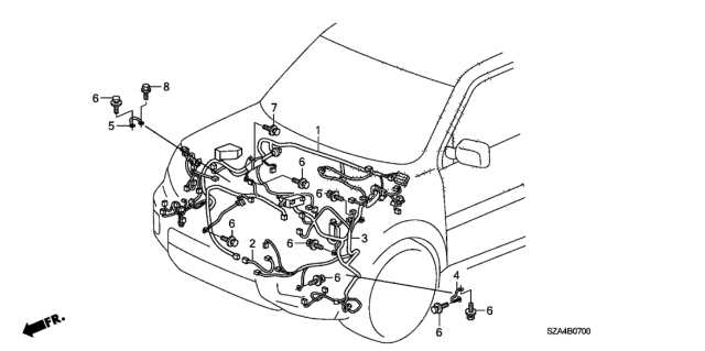 2015 Honda Pilot Wire Harness Diagram 1