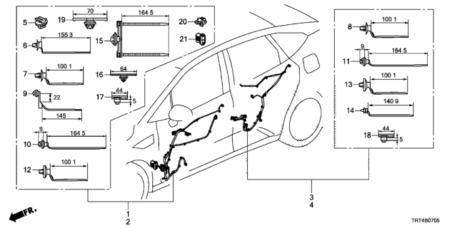 2017 Honda Clarity Fuel Cell Wire Harness Diagram 6