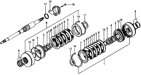 1979 Honda Civic 3 Door ** (1200) ** HMT HMT Clutch Diagram