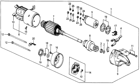 1986 Honda Civic Cover, RR. Diagram for 31238-PE0-004