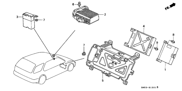 1991 Honda Accord Control Unit Diagram