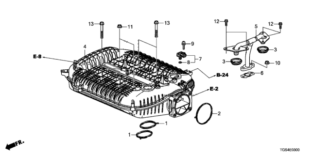 2021 Honda Passport Intake Manifold Diagram