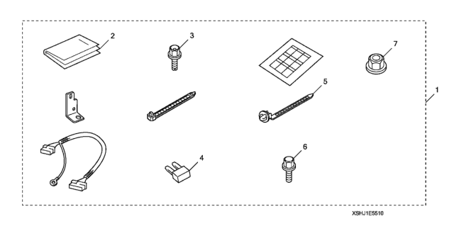 2010 Honda Odyssey Security System (Attachment) Diagram