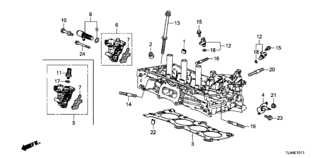 2018 Honda CR-V VTC Oil Control Valve Diagram