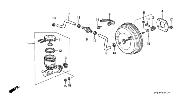 1996 Honda Accord Master Power Diagram