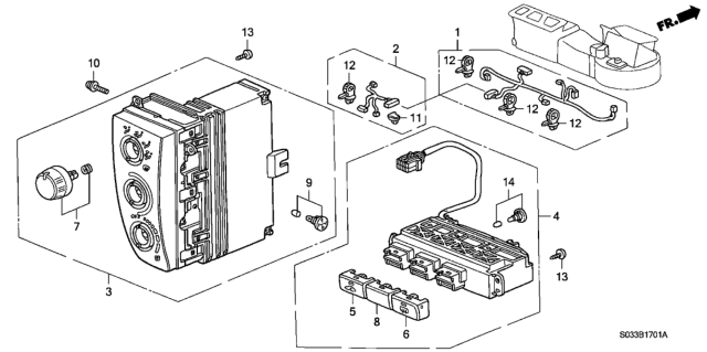 2000 Honda Civic Heater Control Diagram